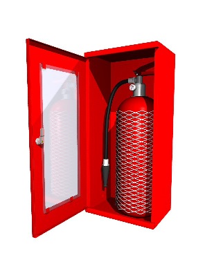 Cutie perete pentru stingator tip P6